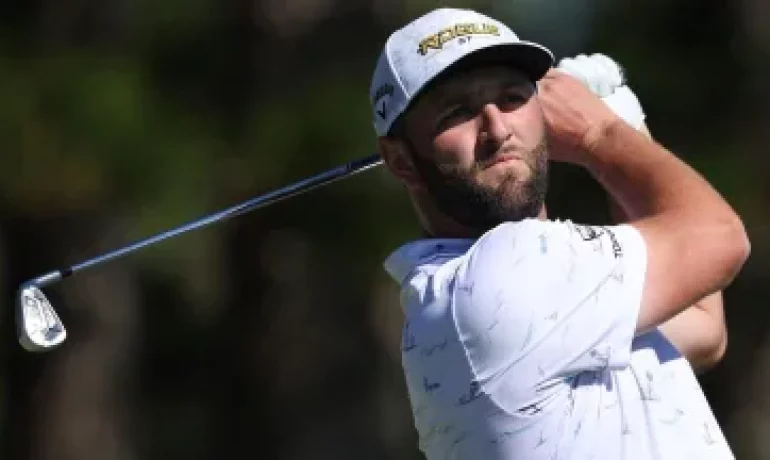 Jon Rahm catches fire, ties lead on record-breaking Saturday at Sentry TOC