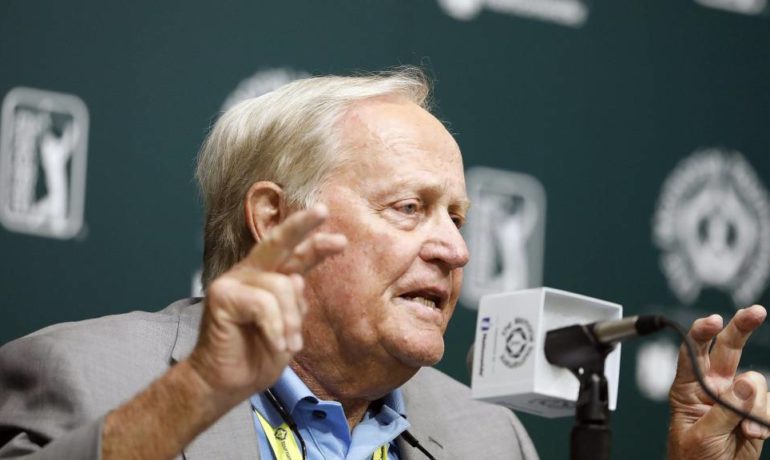 Jack Nicklaus continues to campaign for the governing bodies to roll back the ball: 'They say they put a line in the sand but that line in the sand keeps getting wider. They keep crossing it.'