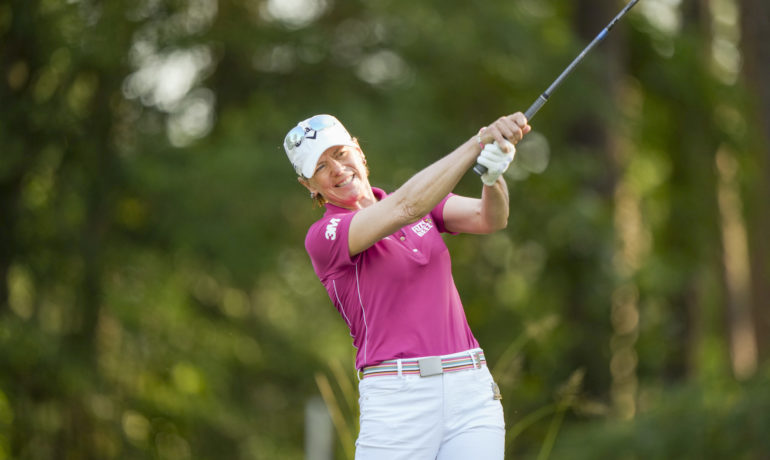 Madelene Sagstrom set to compete with her childhood idol, Annika Sorenstam, at LPGA team event